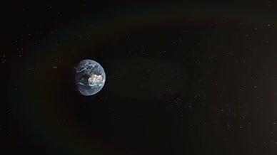 地球旋转揭示开场AE模板视频的预览图